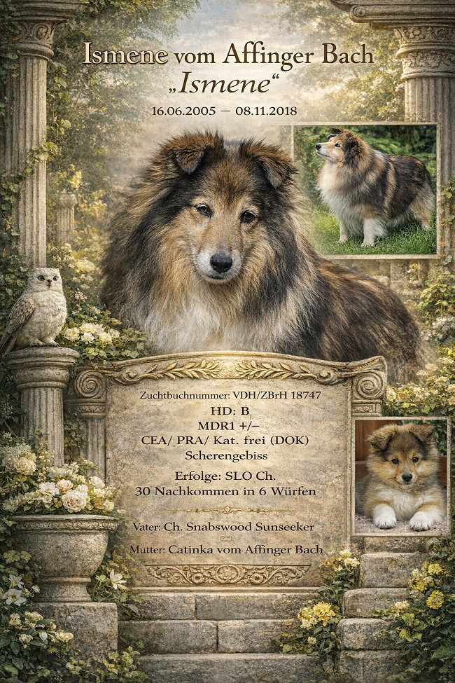 KI-Collage von Ismene vom Affinger Bach