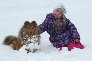 Dino und Sarah im Januar 2016