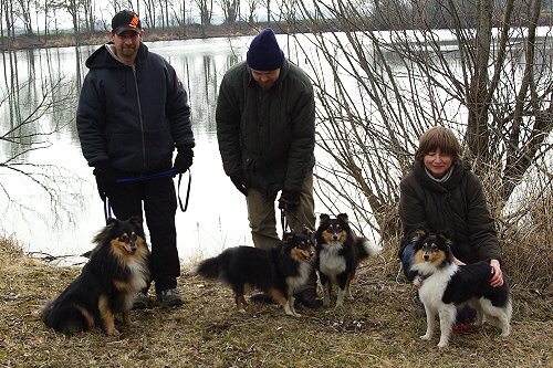 Geschwistertreffen des N2-Wurfes im Februar 2016
